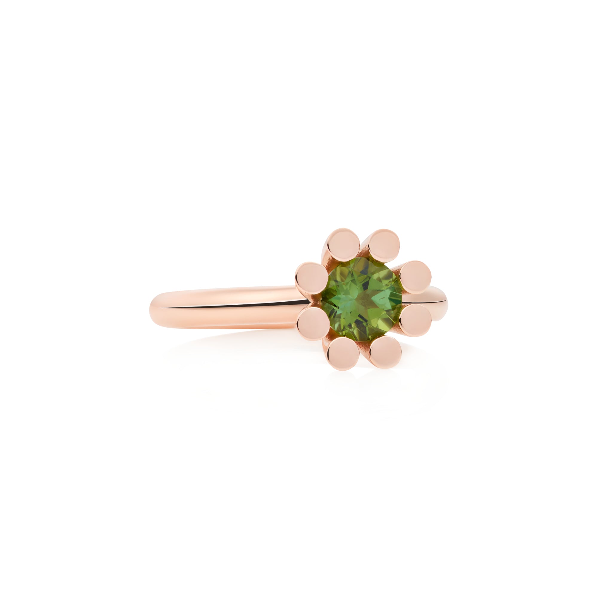 Bron Sprite Ring (8RR4590GT) aus Roségold mit Saphir und Turmalin