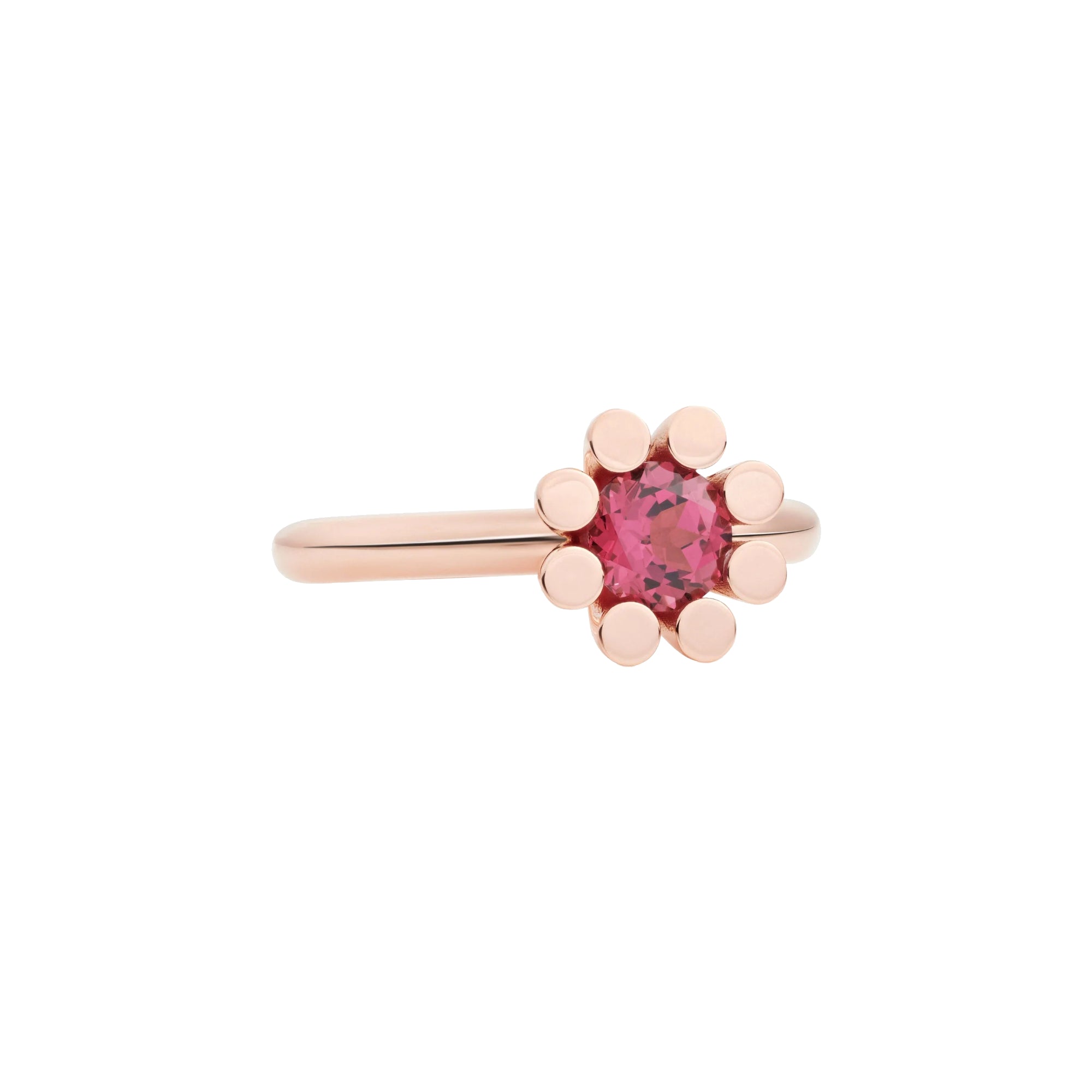Bron Sprite Ring (8RR4590RH) aus Roségold mit Rhodolith