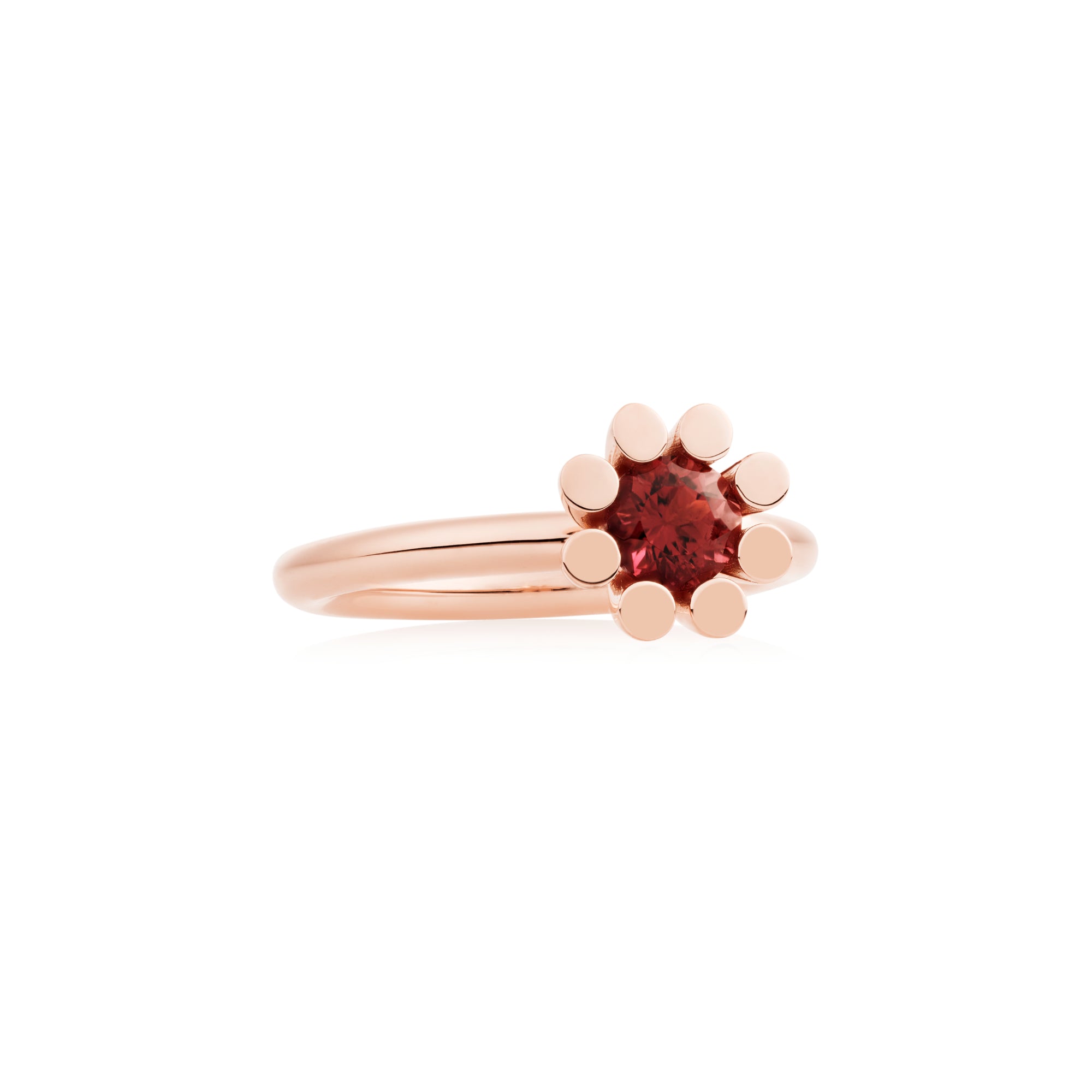 Bron Sprite Ring (8RR4590RT) aus Roségold mit Turmalin