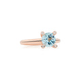 Bron Sprite Ring (8RR4849BT) aus Roségold mit Diamant und Topas