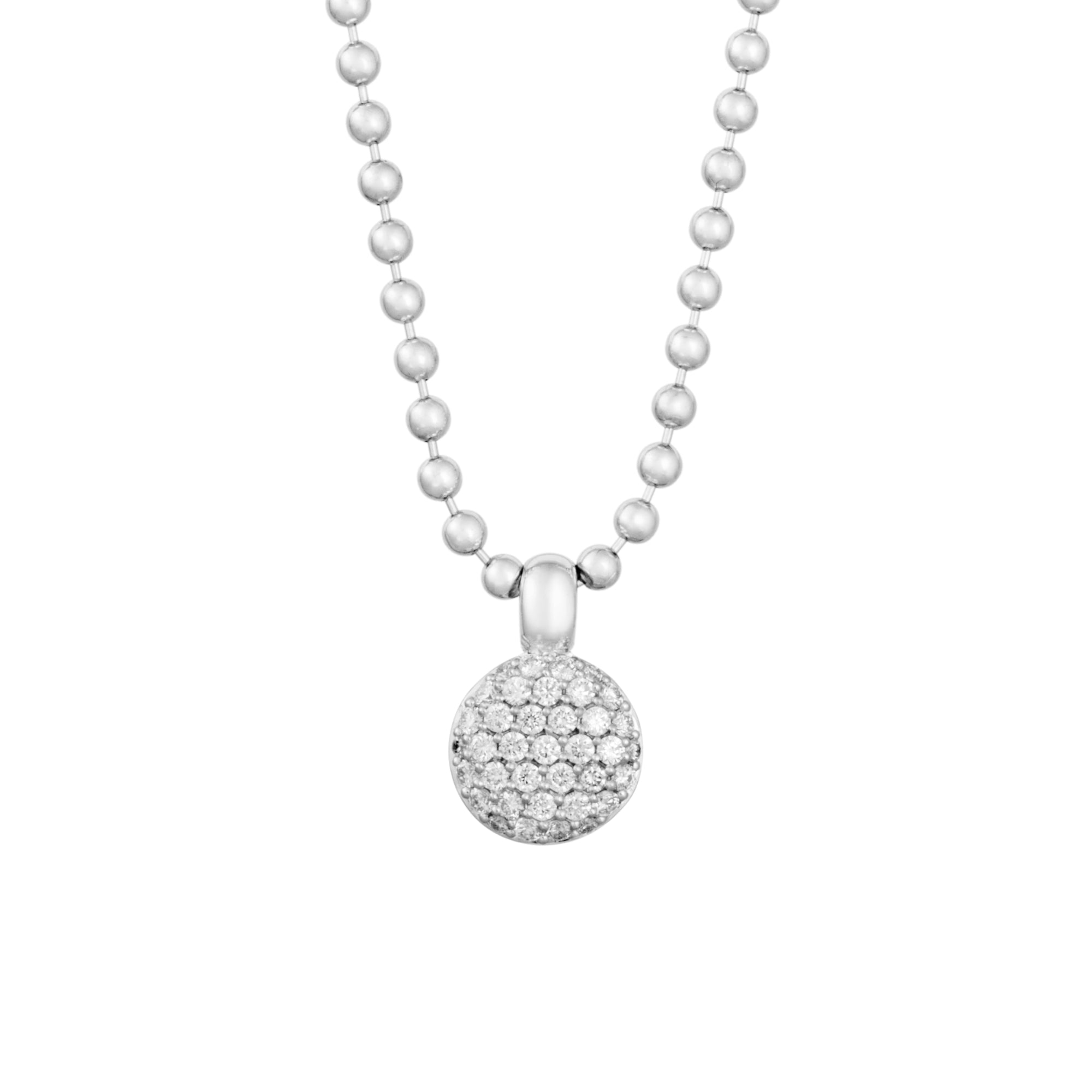 Bron Stardust Anhänger (8HW3385BR) aus Weißgold mit Diamant