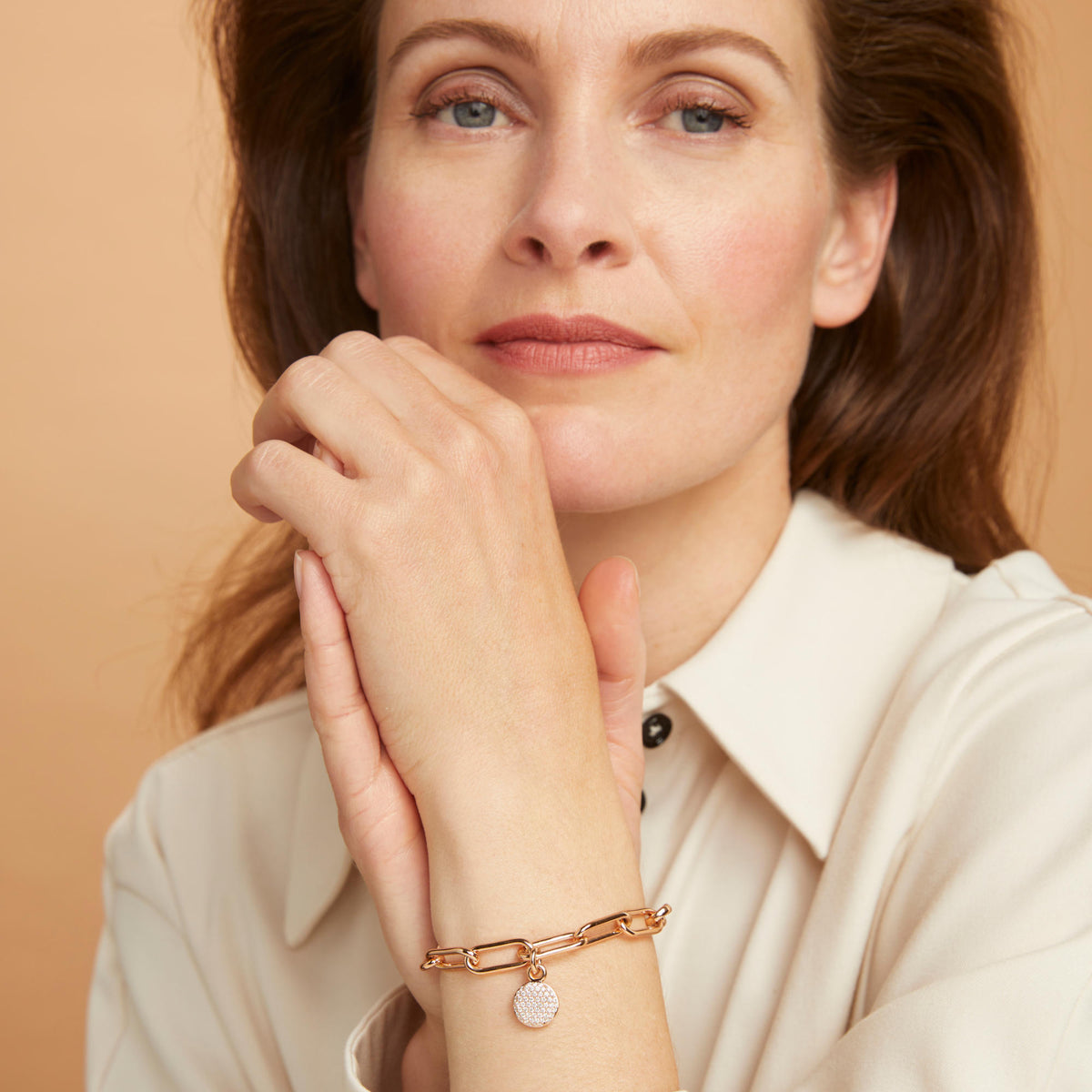 Bron Stardust Armband (8AR4020BR) aus Roségold mit Diamant