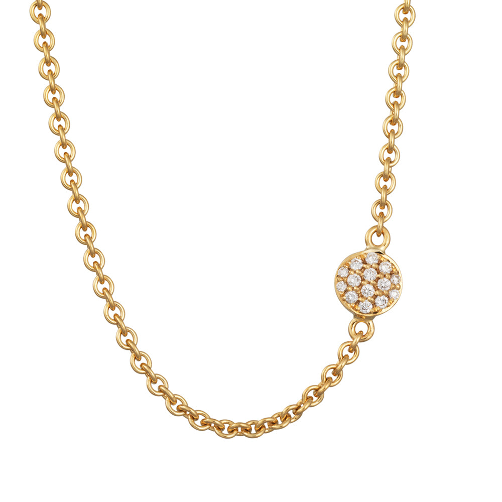 Stardust Collier, Gelbgold • Diamant von Bron (8CG440445BR)