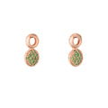 Bron Stardust Ohrschmuck (8OR4817TS) aus Roségold mit Tsavorit