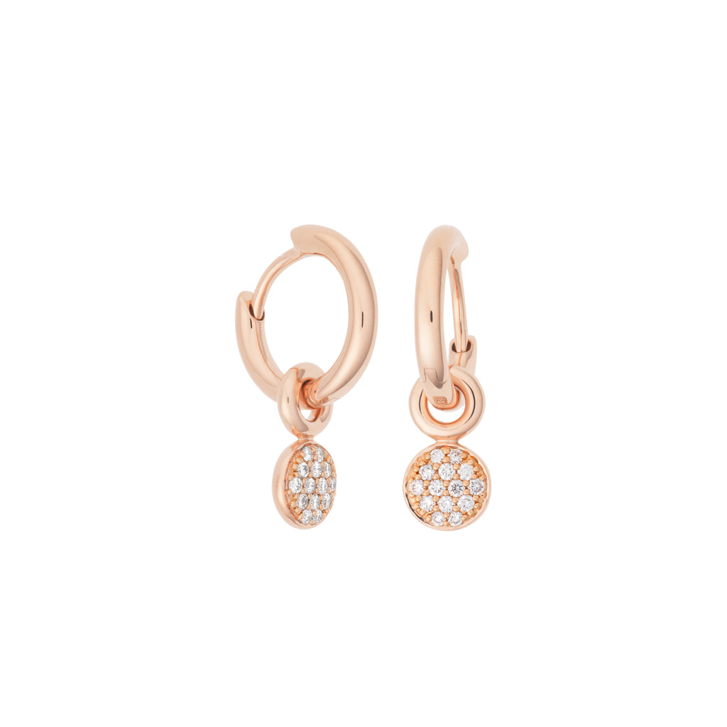 Bron Stardust Ohrschmuck (8OR4817BR) aus Roségold mit Diamant