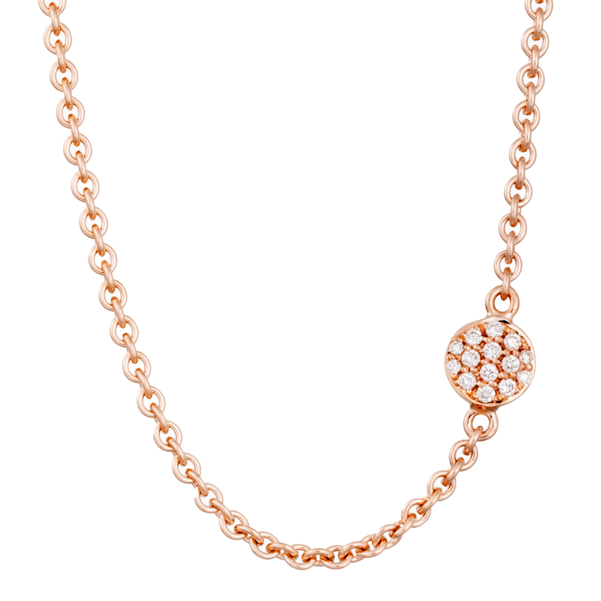 Bron Stardust Halskette (8CR440445BR) aus Roségold mit Diamant