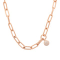 Bron Stardust Halskette mit Anhänger (8CR443045BR) aus Roségold mit Diamant