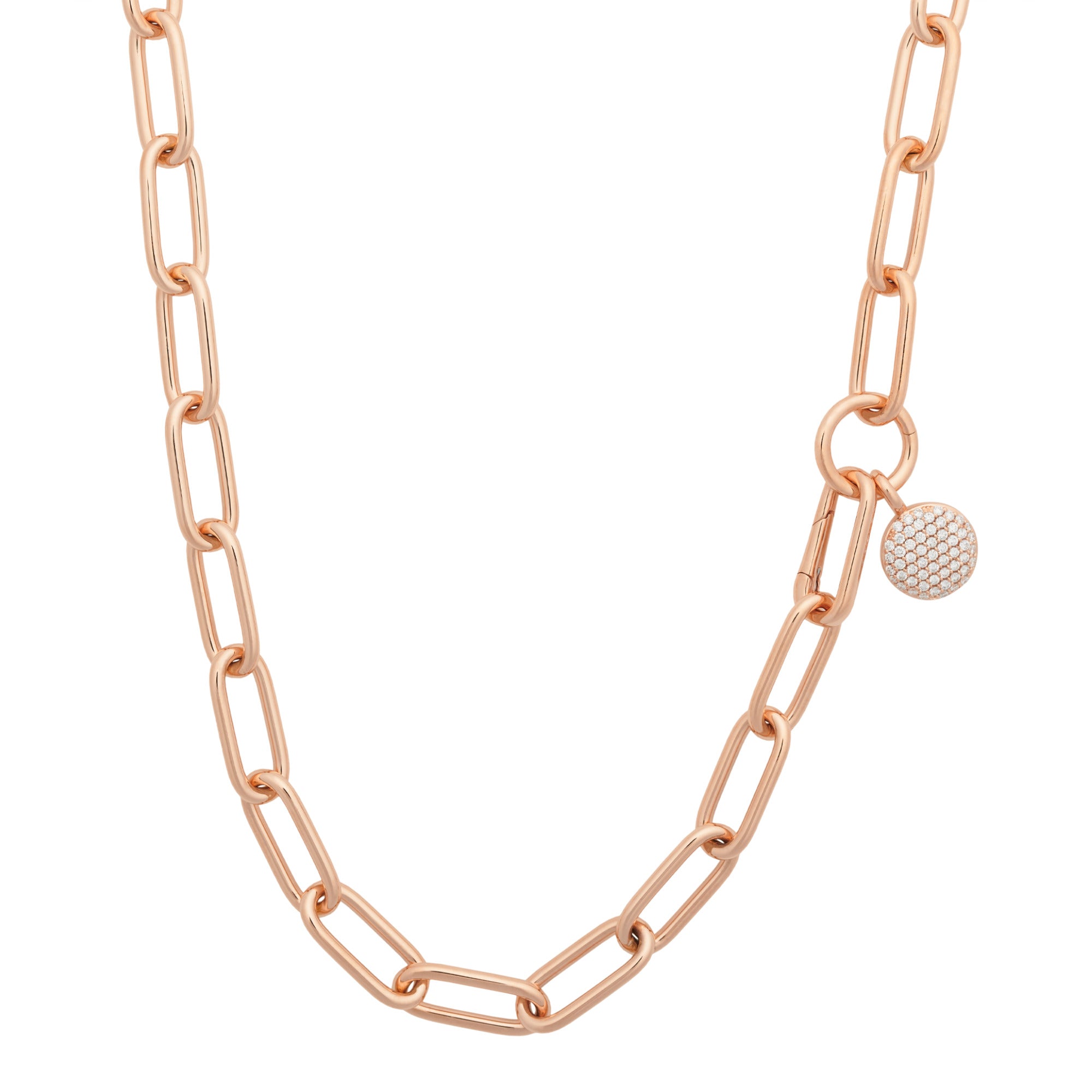 Bron Stardust Halskette mit Anhänger (8CR443045BR) aus Roségold mit Diamant