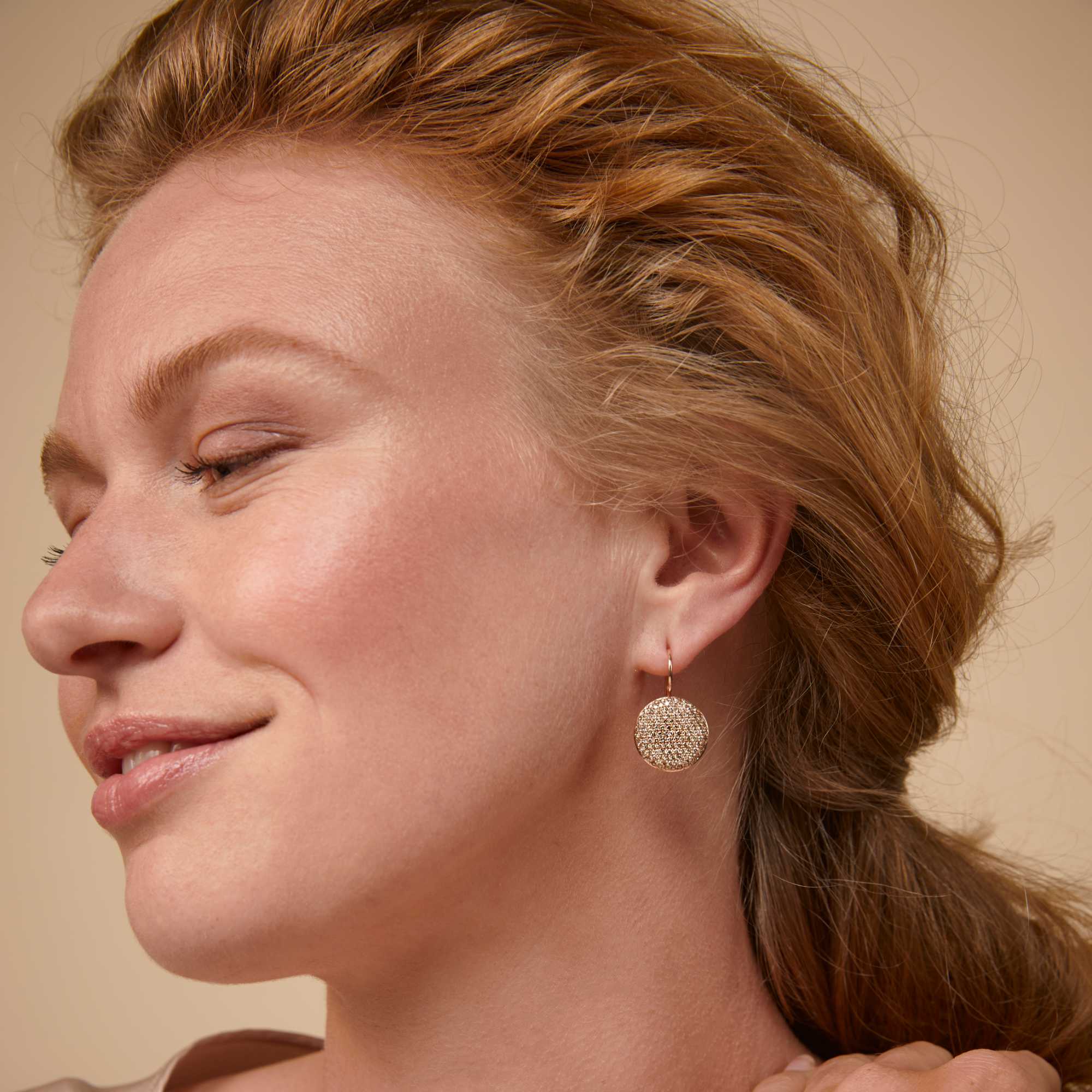 Bron Stardust Ohrschmuck (8OR4782CBR) aus Roségold mit Diamant