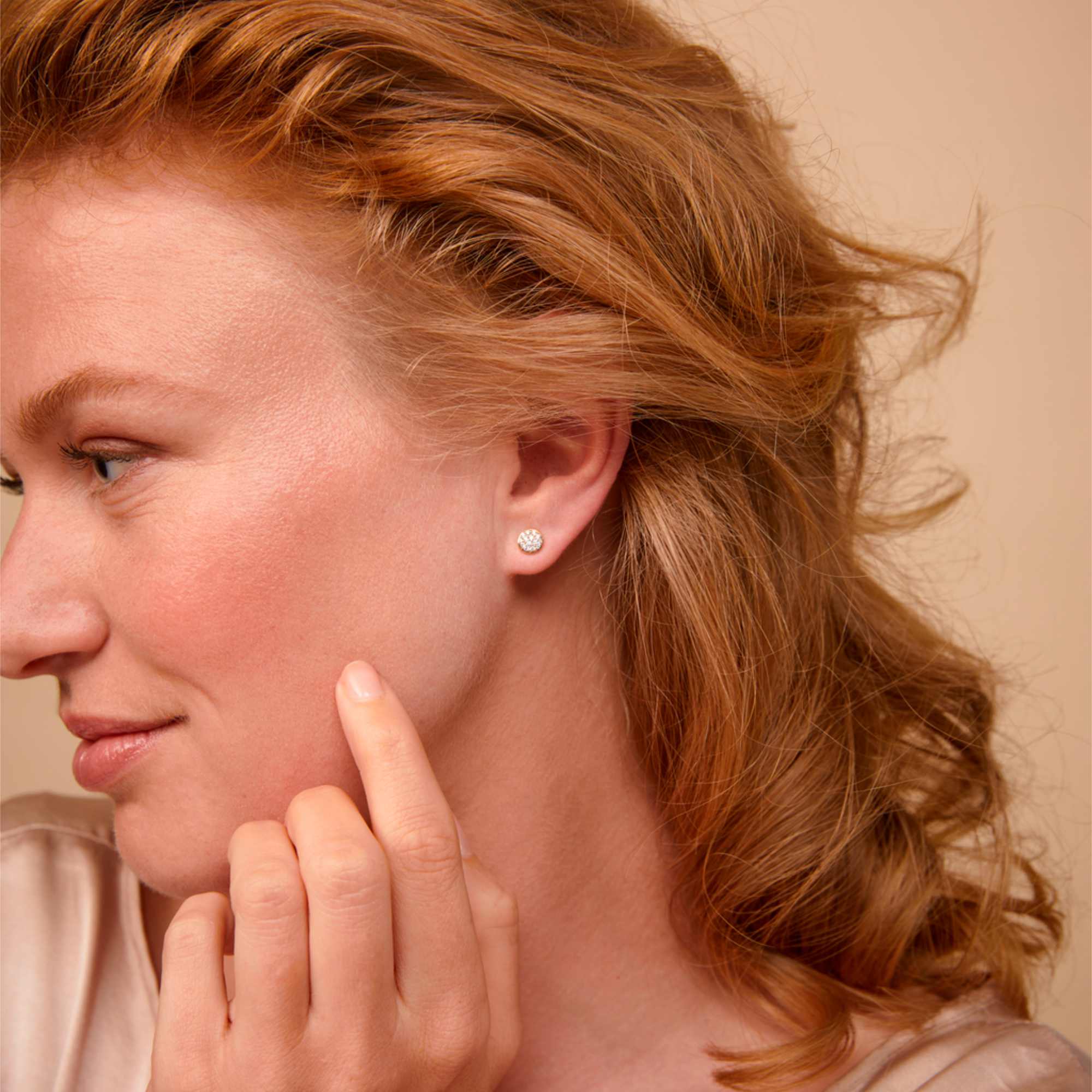 Bron Stardust Ohrschmuck (8OR4815BR) aus Roségold mit Diamant