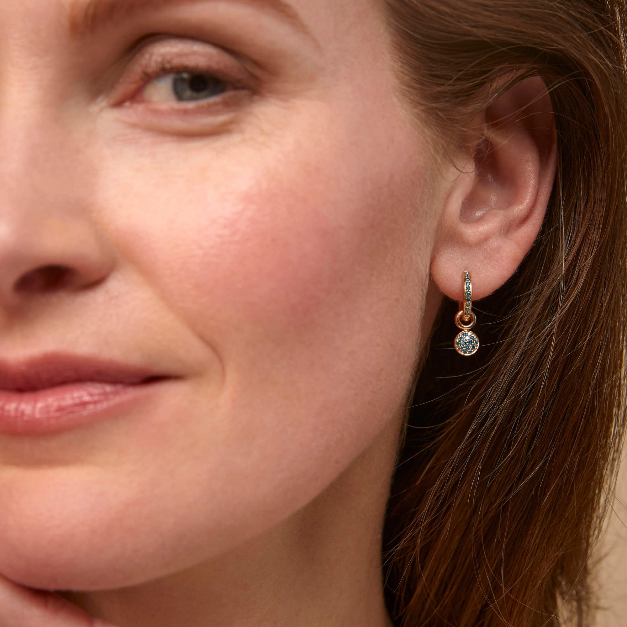 Bron Stardust Ohrschmuck (8OR4817IBR) aus Roségold mit Diamant