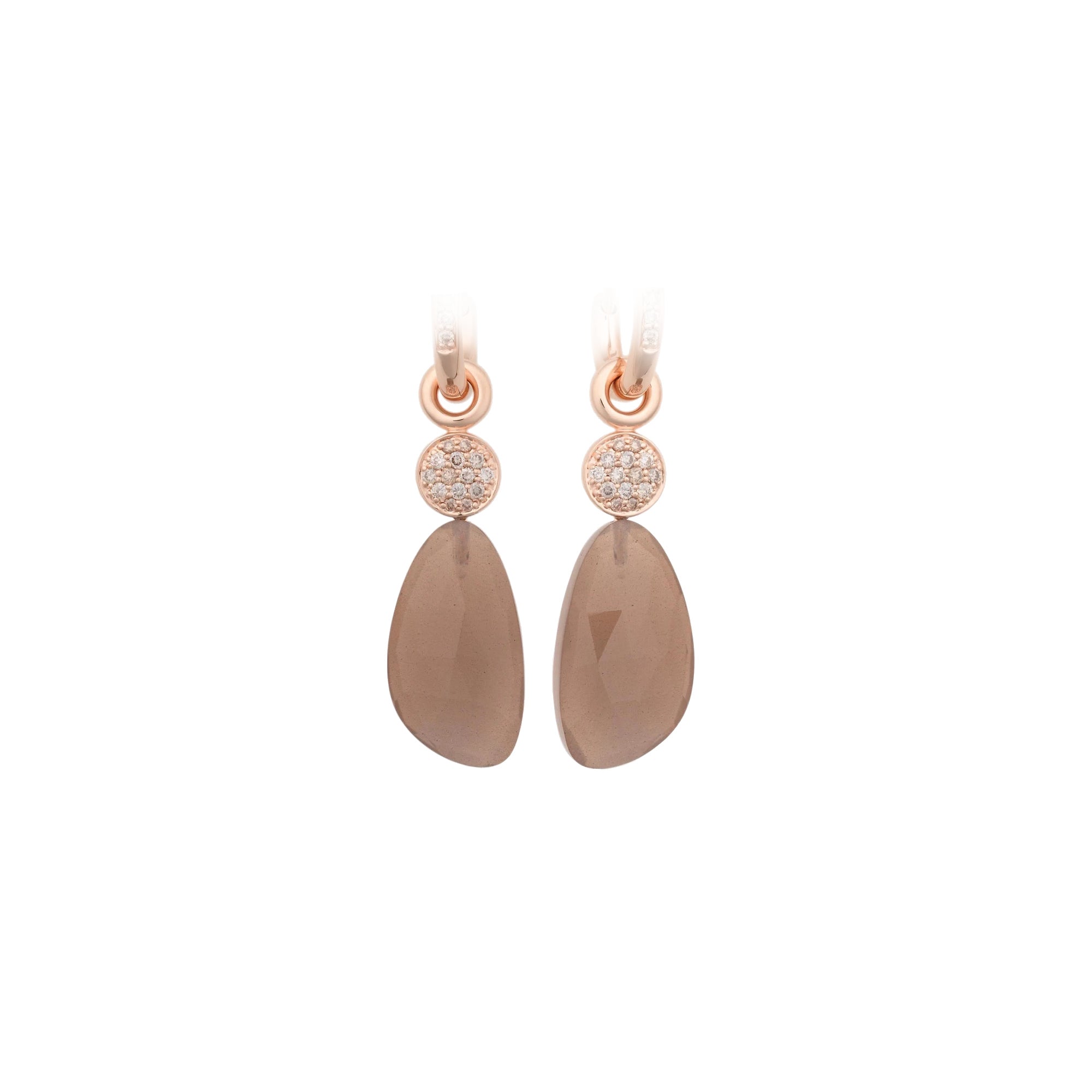 Bron Stardust Ohrschmuck (8OR4838CBRMGB) aus Roségold mit Diamant und Mondstein