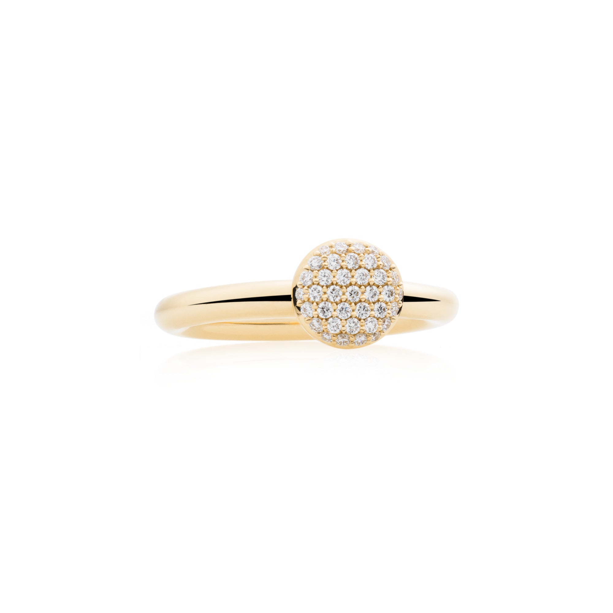Bron Stardust Ring (8RG4717BR) aus Gelbgold mit Diamant