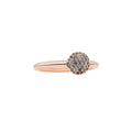 Bron Stardust Ring (8RR4717NK) aus Roségold mit Saphir