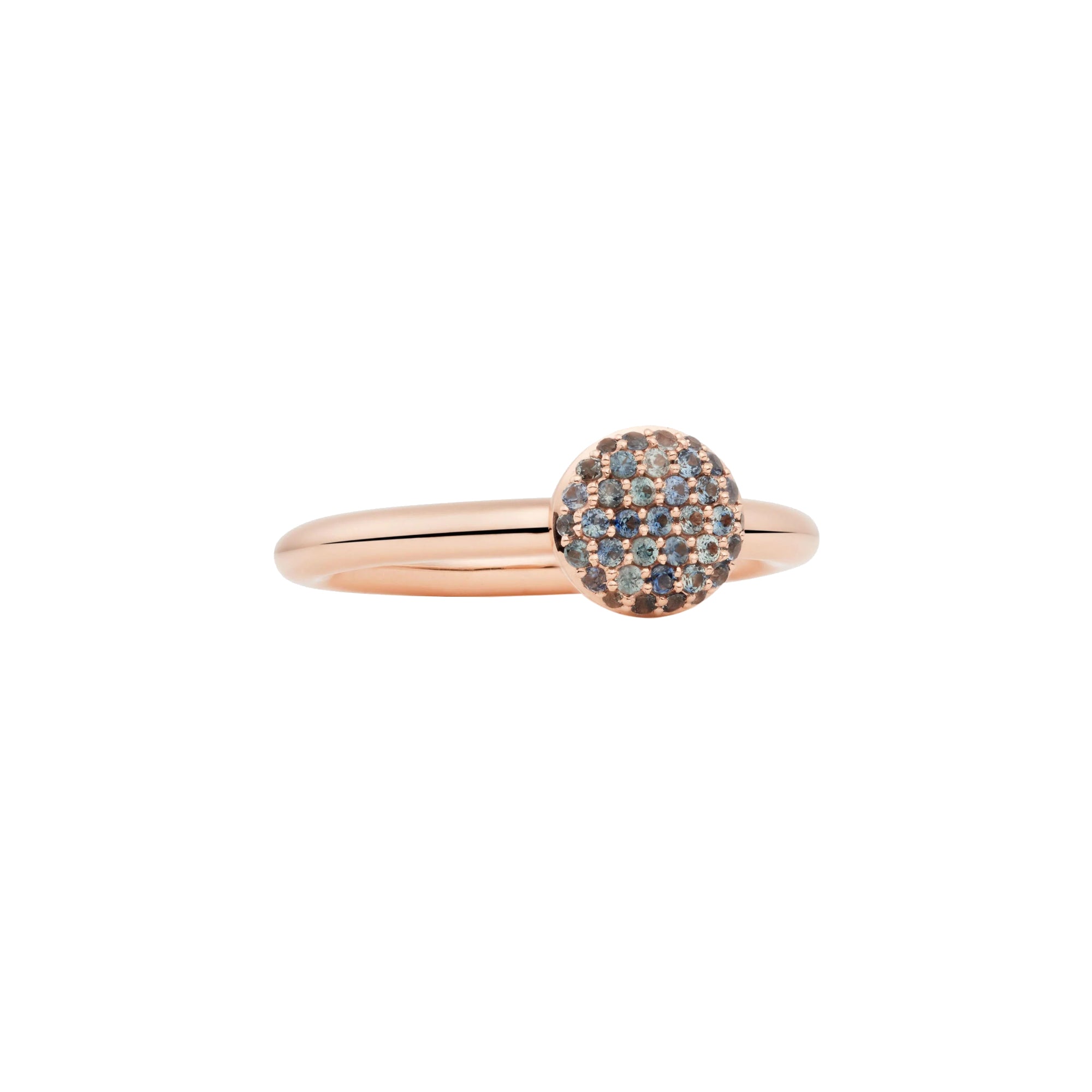 Bron Stardust Ring (8RR4717NK) aus Roségold mit Saphir