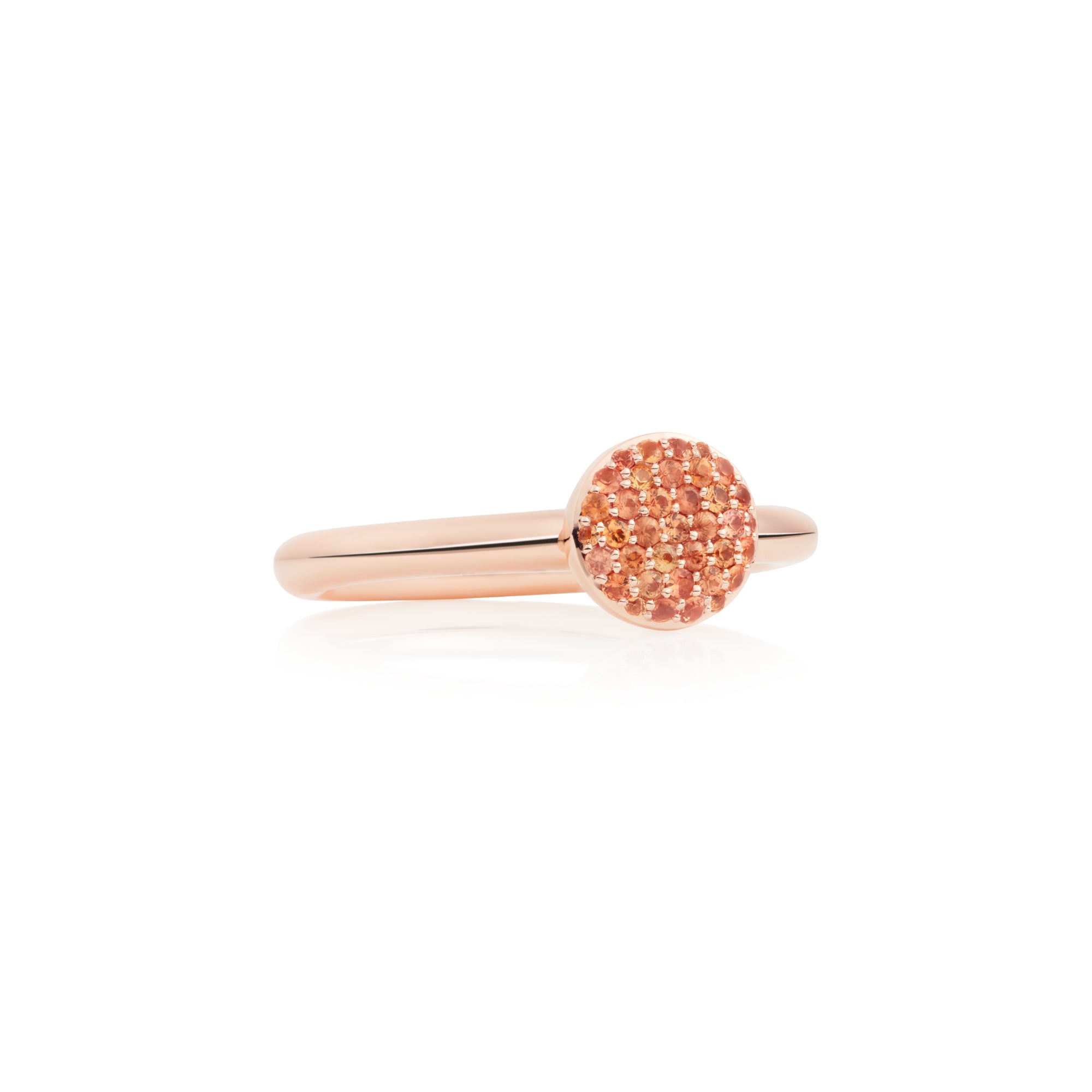 Bron Stardust Ring (8RR4717OK2) aus Roségold mit Saphir