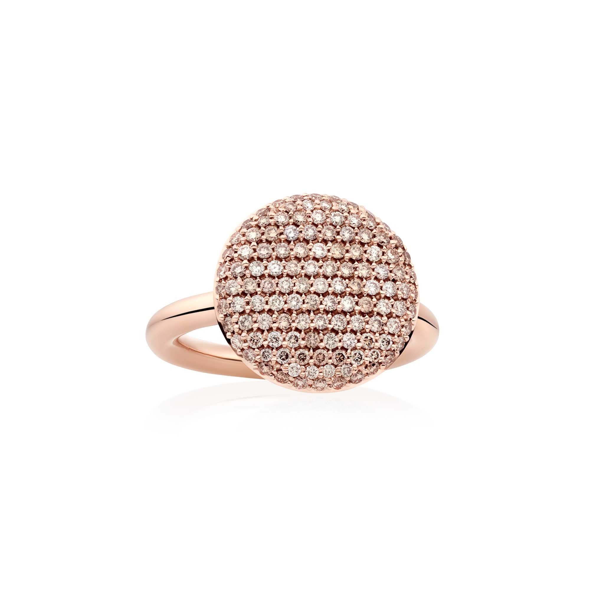 Bron Stardust Ring (8RR4779CBR) aus Roségold mit Diamant