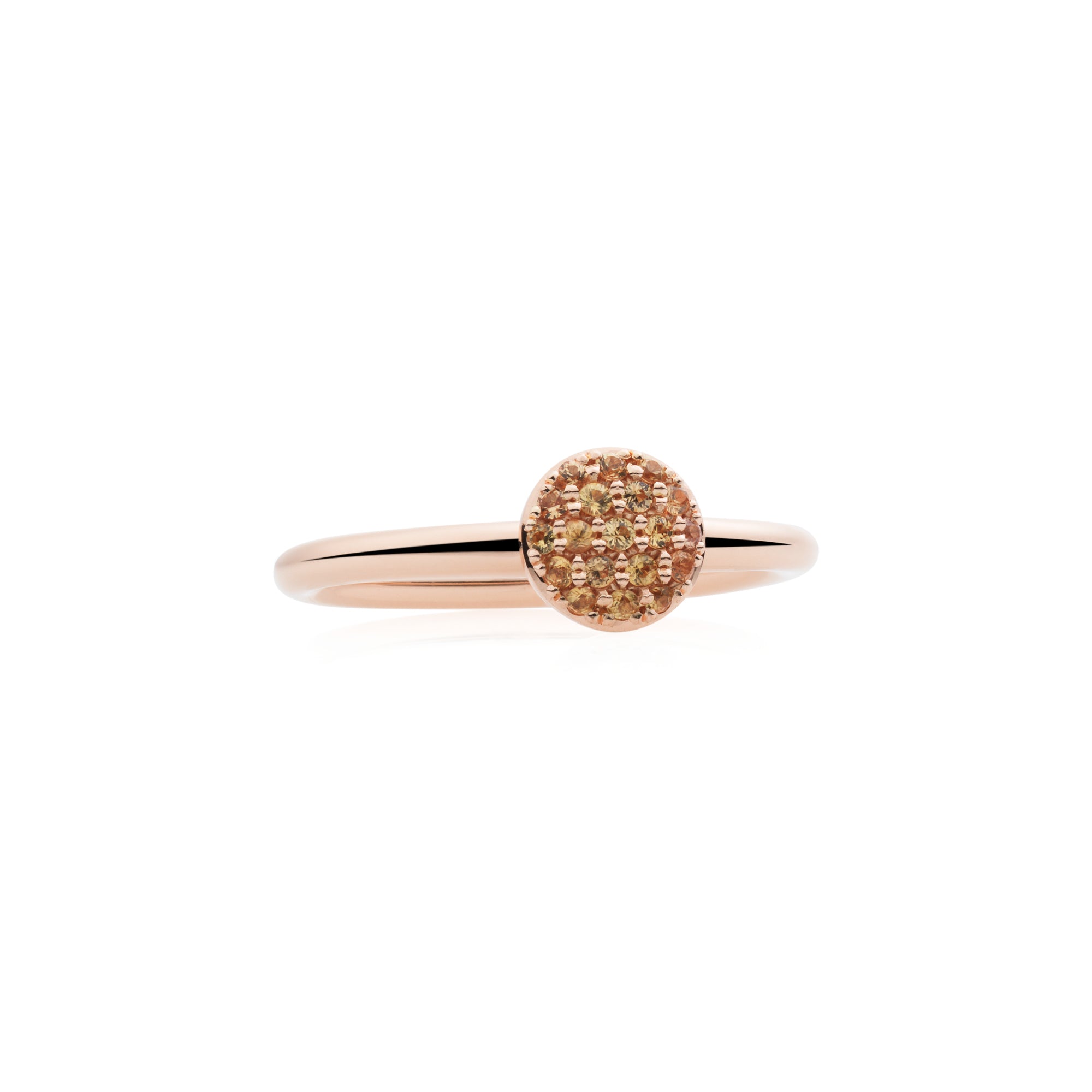 Bron Stardust Ring (8RR4850YK) aus Roségold mit Saphir