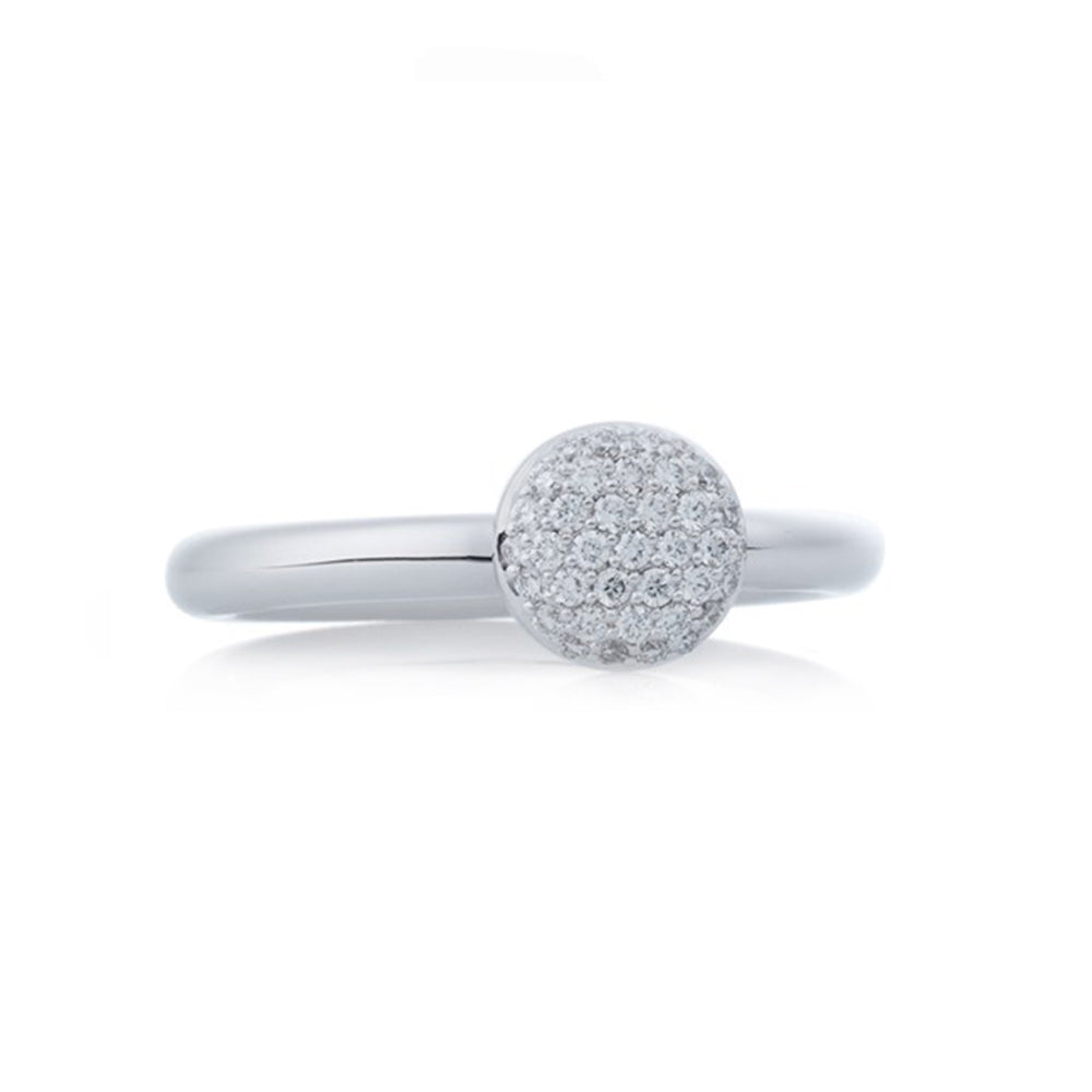 Bron Stardust Ring (8RW4717BR) aus Weißgold mit Diamant