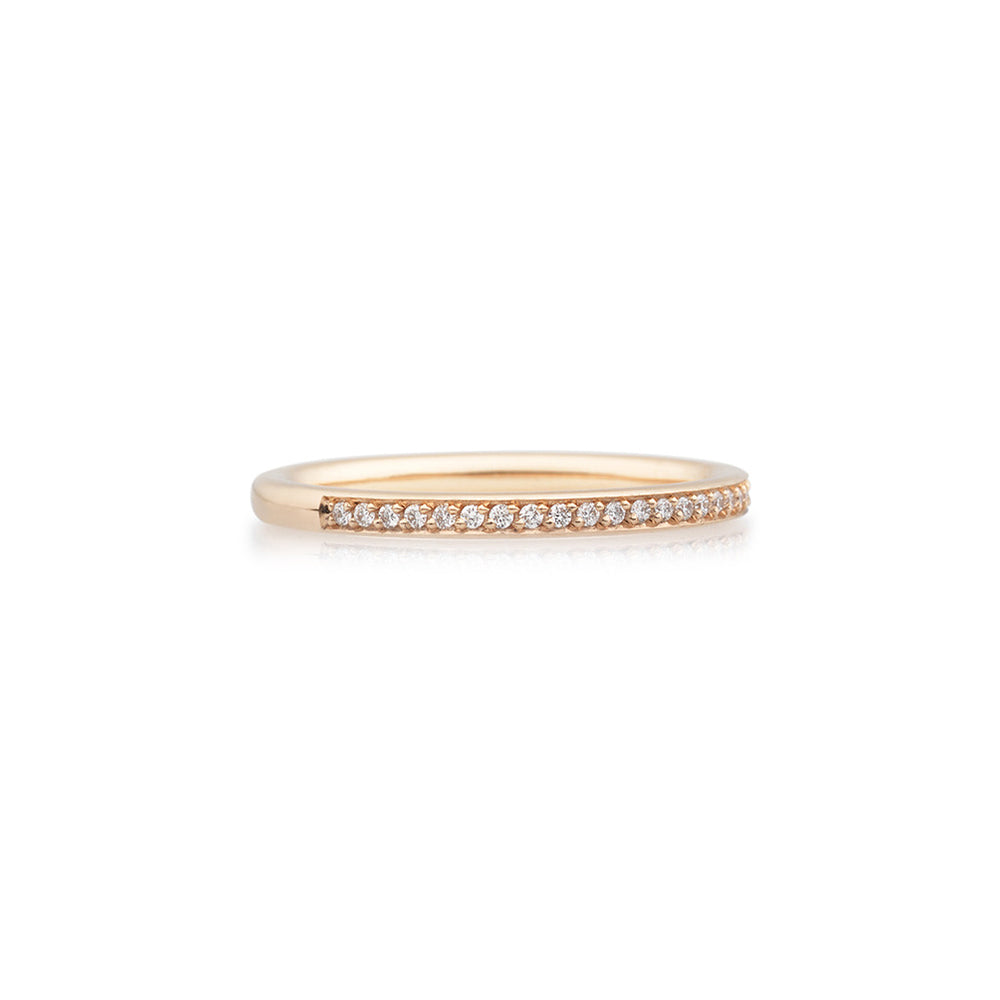 Bron Stax Ring (8RR3502BR) aus Roségold mit Diamant