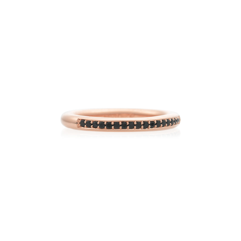 Bron Stax Ring (8RR4593ZK) aus Roségold mit Saphir
