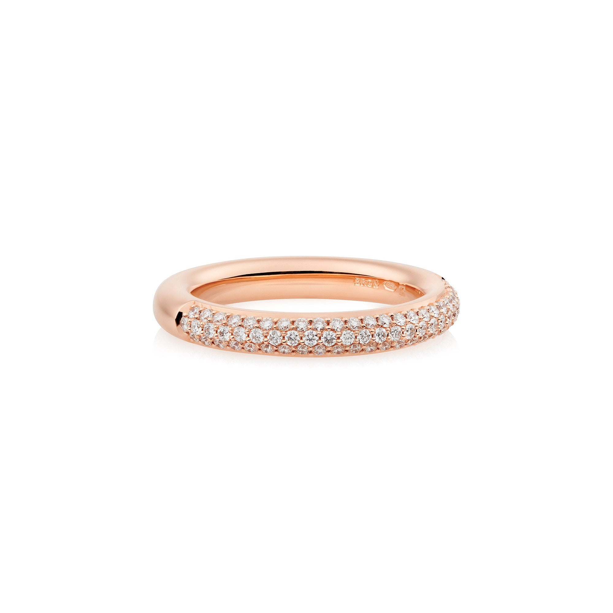 Bron Stax Ring (8RR4774BR) aus Roségold mit Diamant