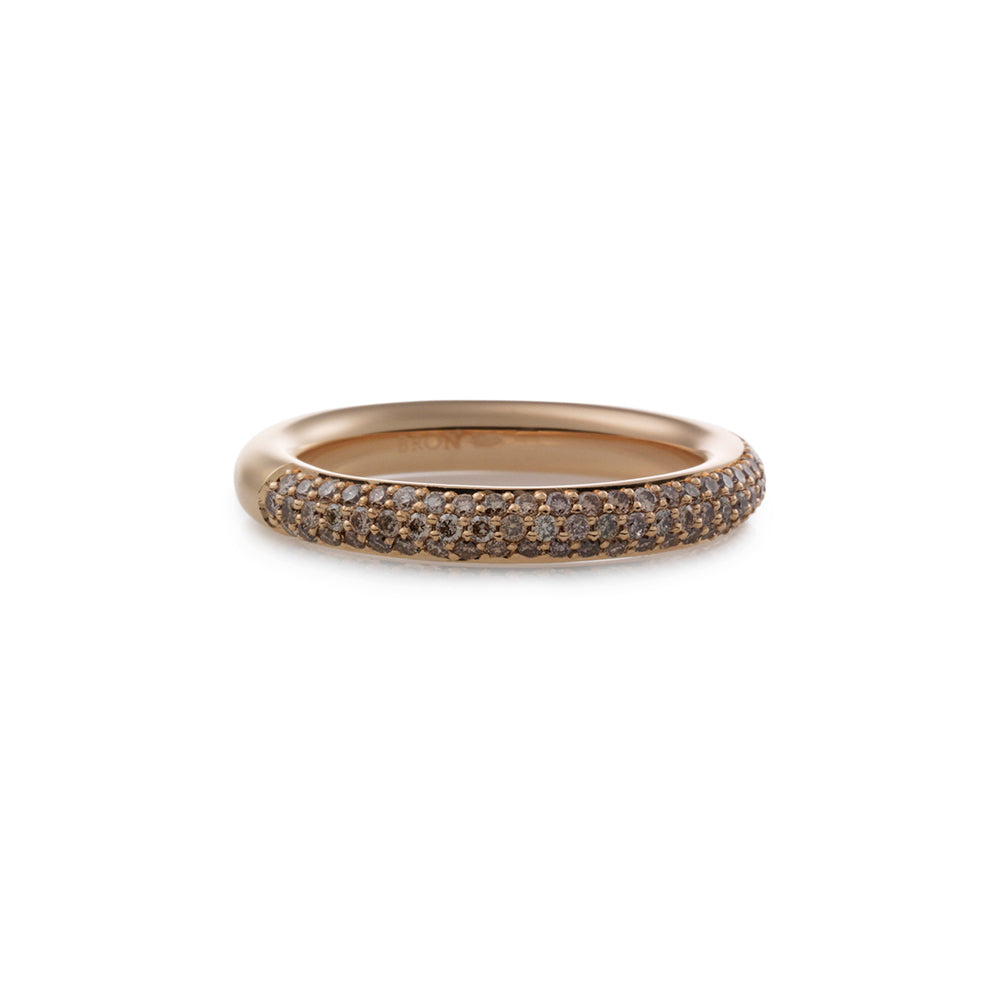 Bron Stax Ring (8RR4774CBR) aus Roségold mit Diamant