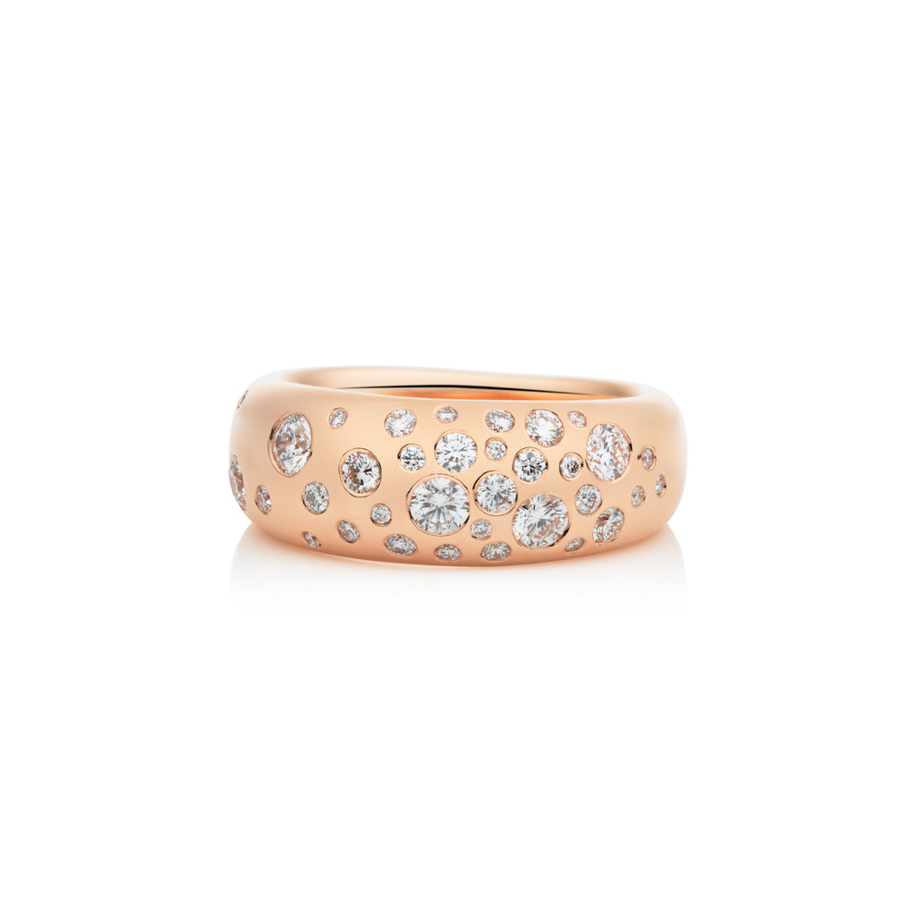 Bron Stax Ring (8RR4937BR) aus Roségold mit Diamant