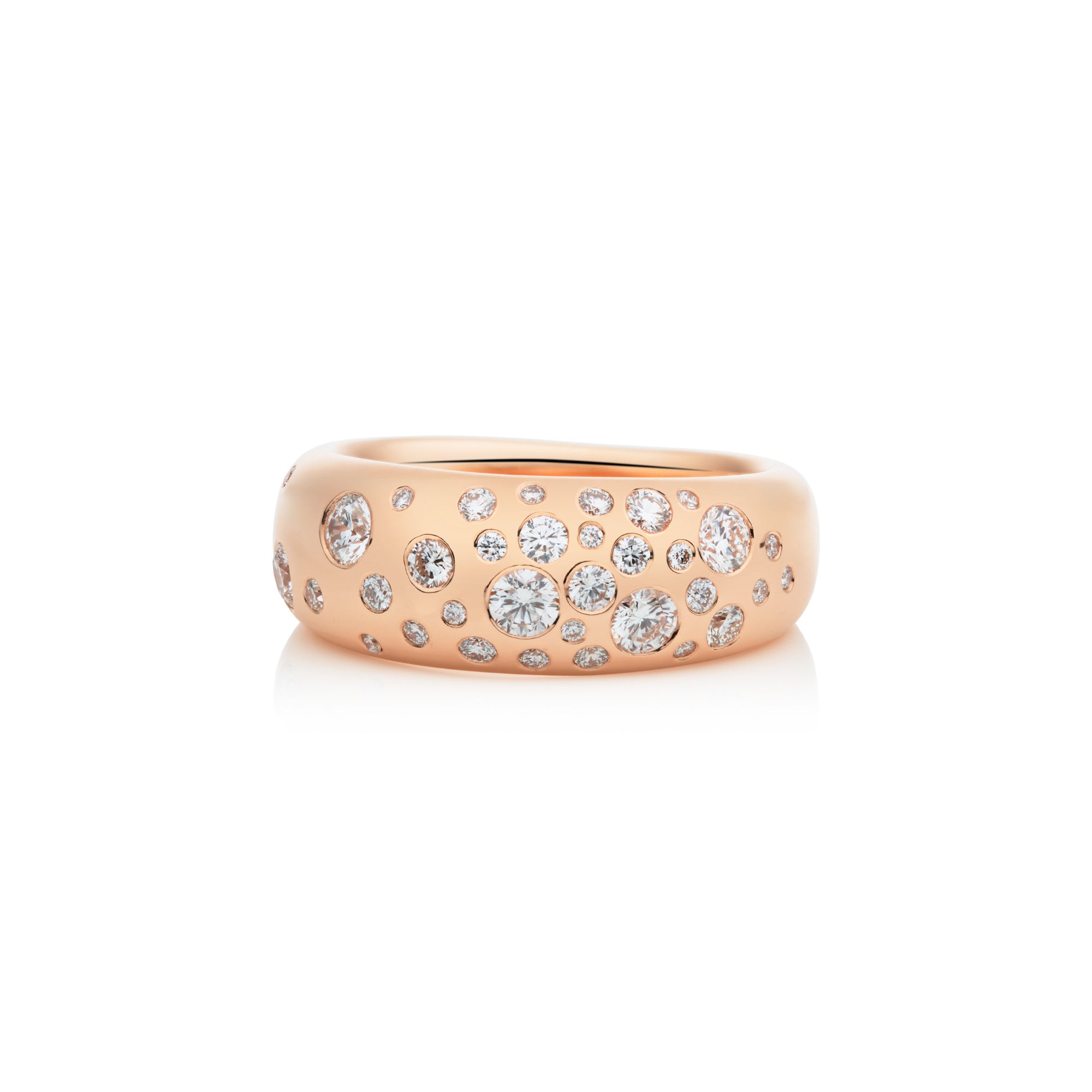Bron Stax Ring (8RR4937BR) aus Roségold mit Diamant