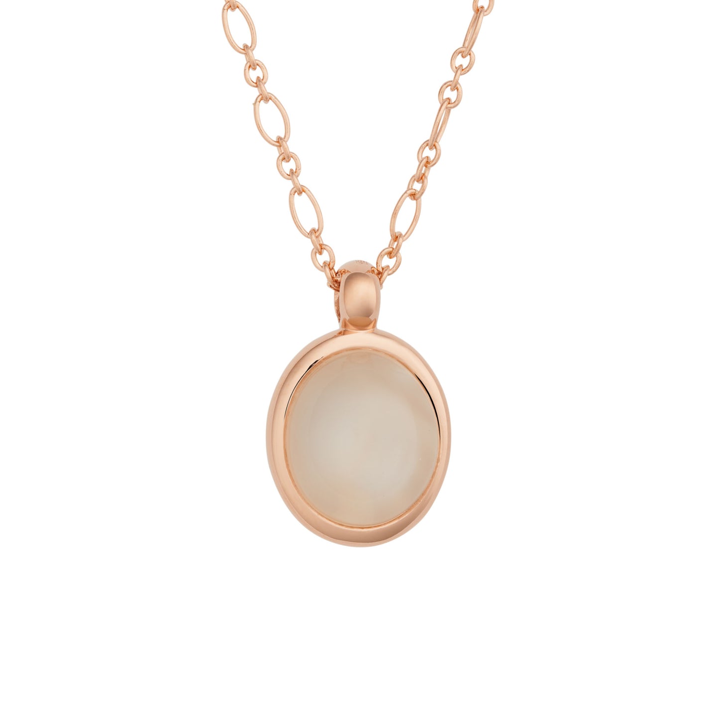 Sushi Anhänger, Roségold • Mondstein von Bron (8HR3419MWC)