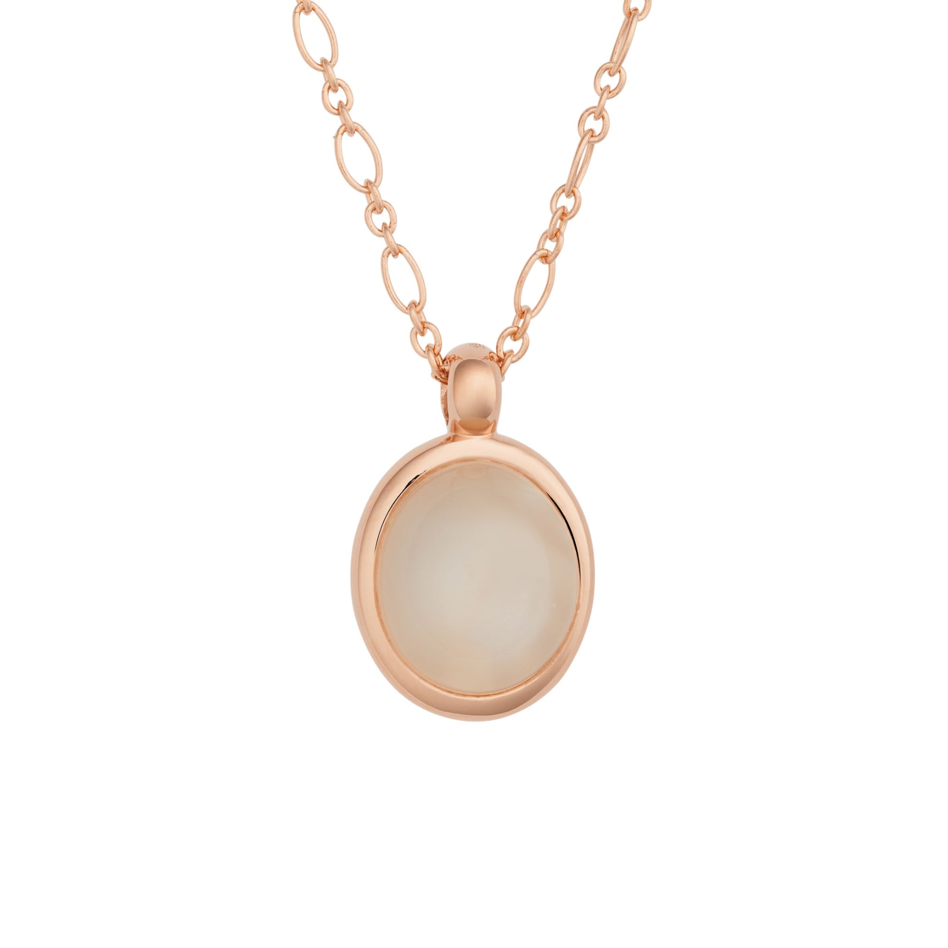 Sushi Anhänger, Roségold • Mondstein von Bron (8HR3419MWC)