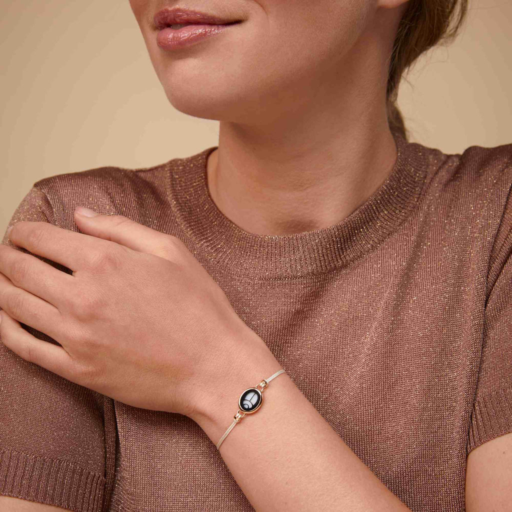Bron Sushi Armband (8AR4019ZA5) aus Roségold mit Achat