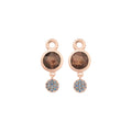 Bron Stardust Ohrschmuck (8OR4861BSBNK) aus Roségold mit Saphir