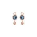 Bron Stardust Ohrschmuck (8OR4861TLCCBR) aus Roségold mit Diamant und Topas