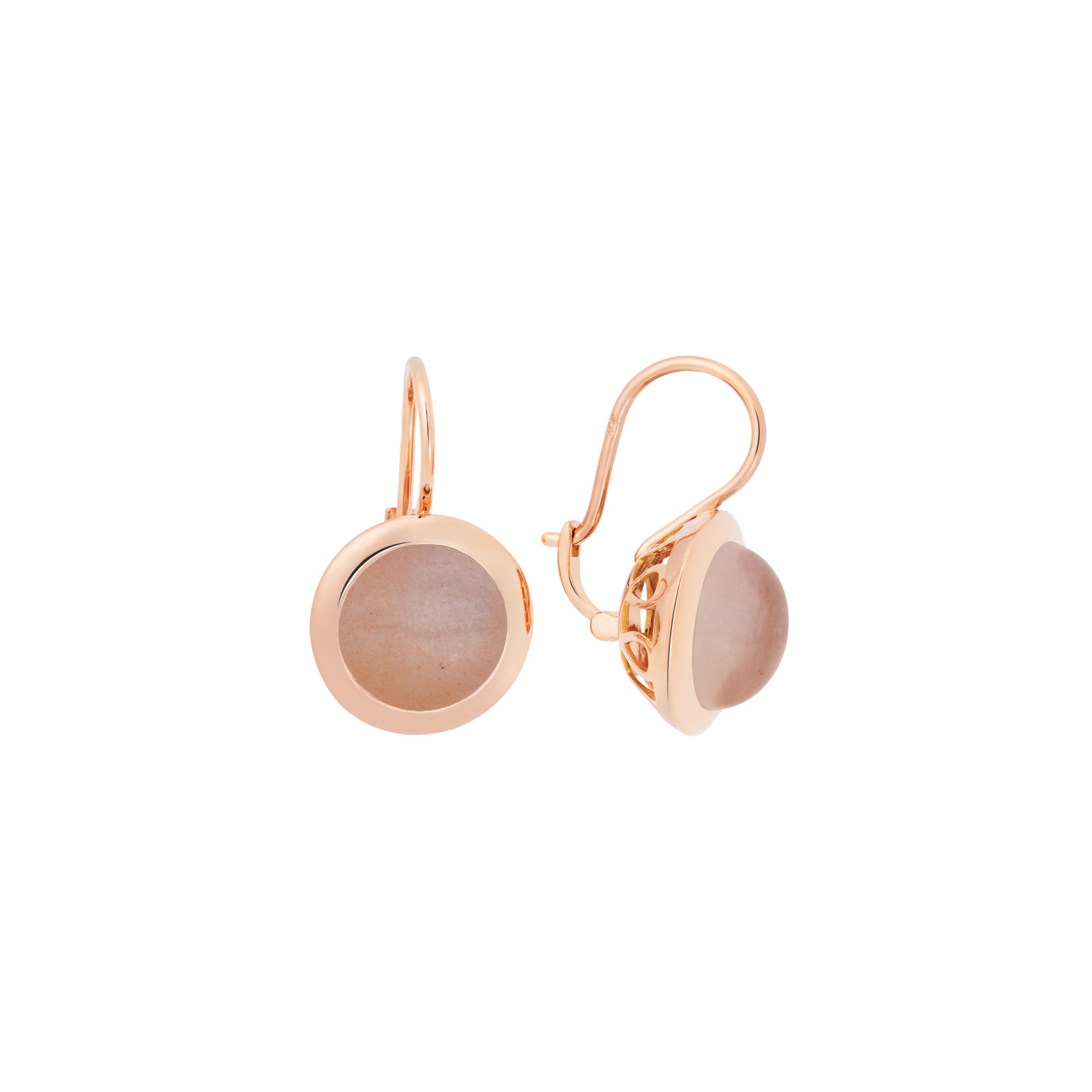 Bron Sushi Ohrschmuck (8OR4911MSC) aus Weißgold mit Mondstein