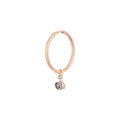 Bron Sushi Ohrschmuck (Einzelstück) (4OR4873PKTB-SET) aus Roségold mit Saphir und Tansanit