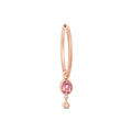 Bron Sushi Ohrschmuck (Einzelstück) (8OR4872RTBR-SET) aus Roségold mit Diamant und Turmalin