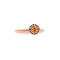 Bron Sushi Ring (8RR4567SGCG) aus Roségold mit Diamant und Granat