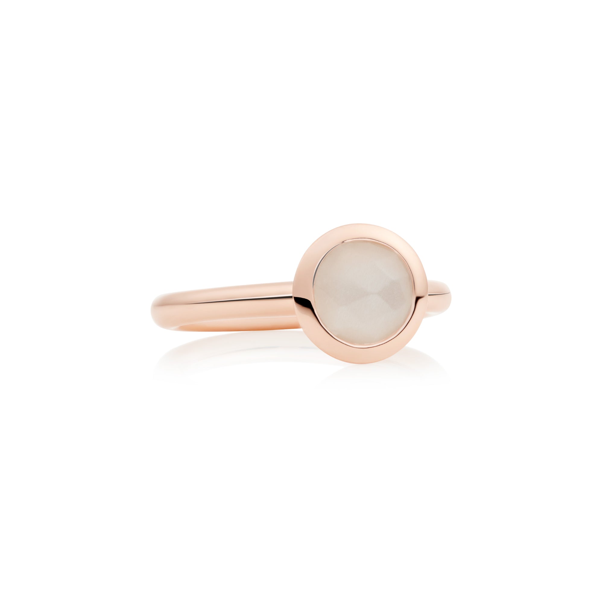 Bron Sushi Ring (8RR4709MWB) aus Roségold mit Mondstein