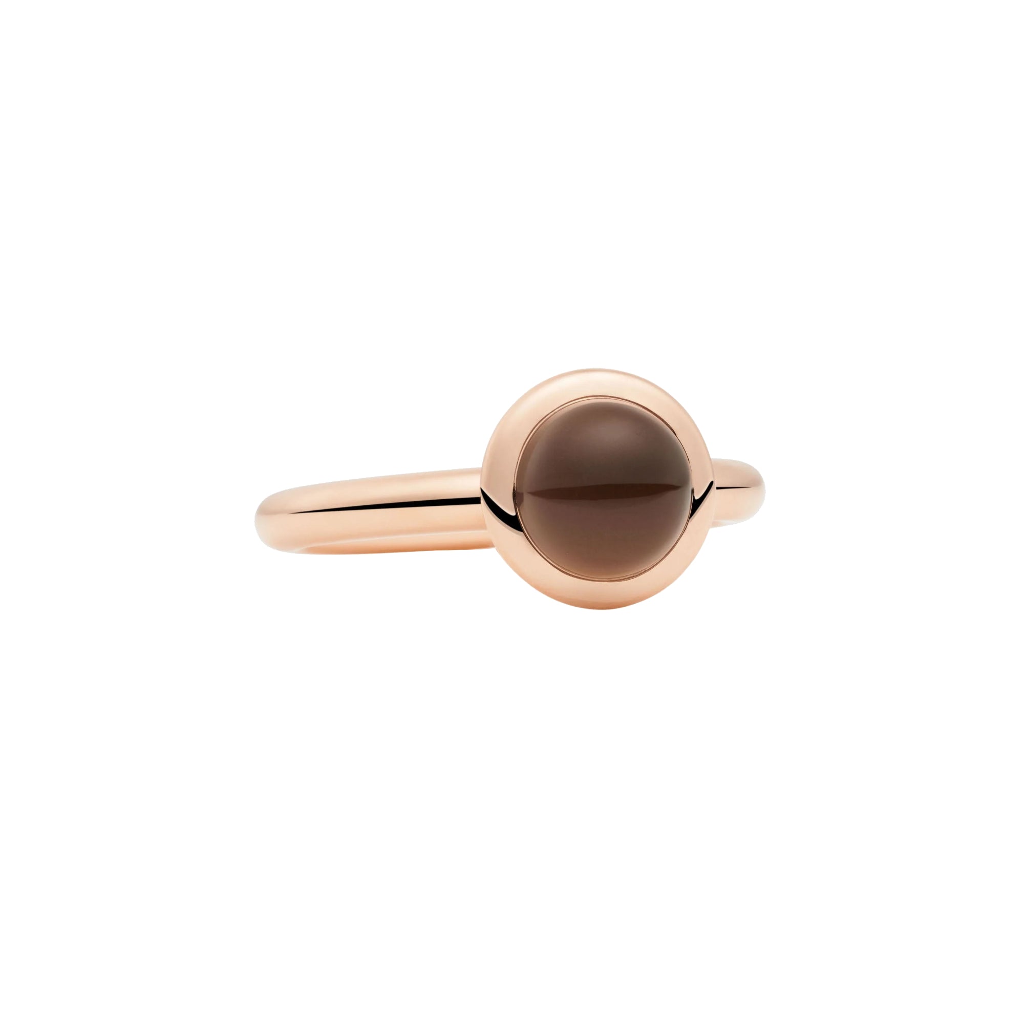 Bron Sushi Ring (8RR4709SQC) aus Roségold mit Rauchquarz