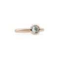 Bron Sushi Ring (8RR4773AQ) aus Roségold mit Aquamarin