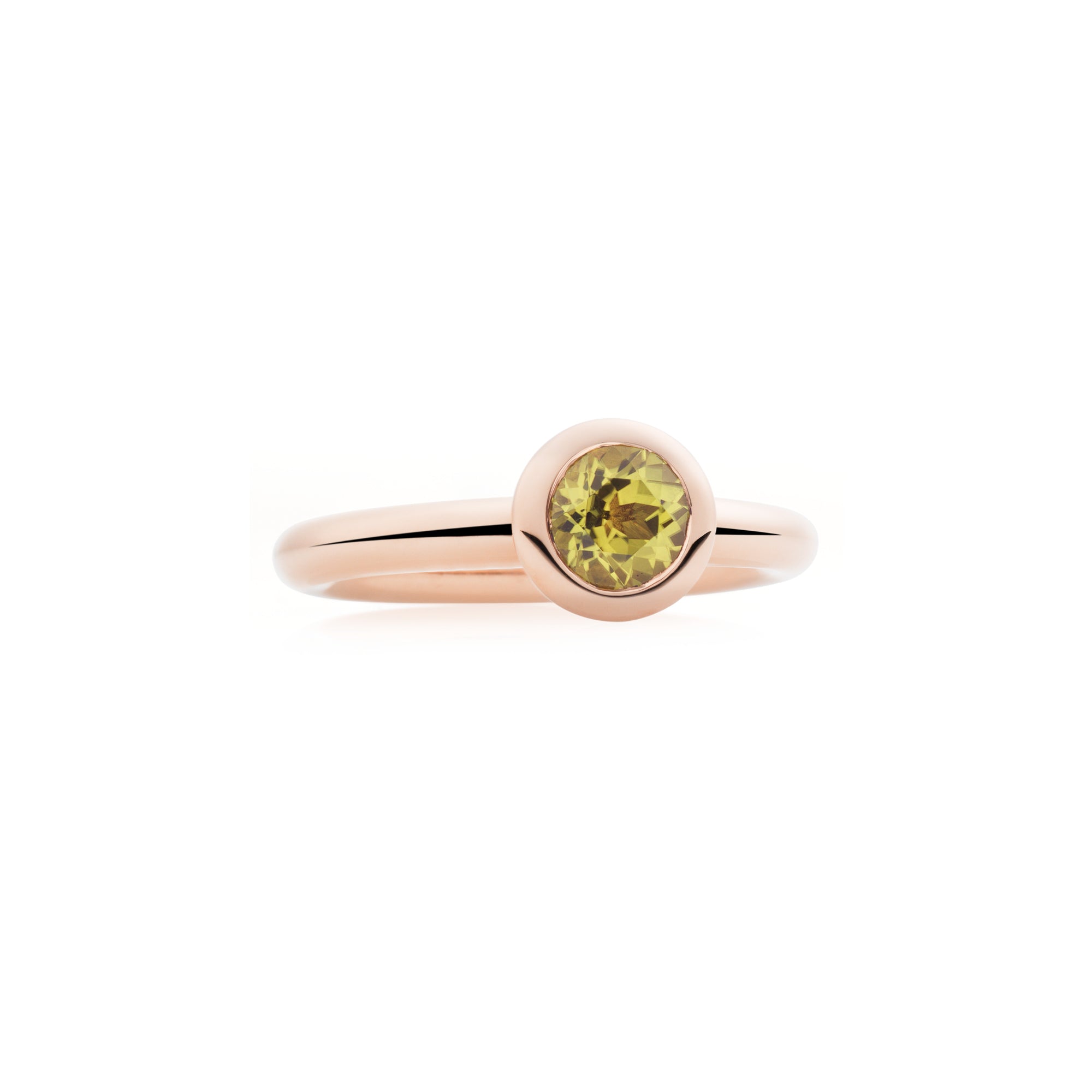Bron Sushi Ring (8RR4773GG) aus Roségold mit Granat