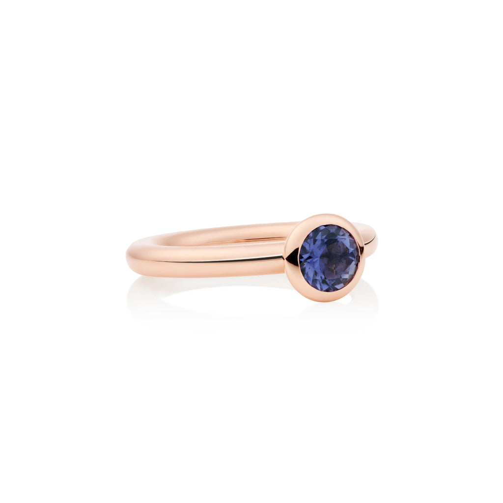 Bron Sushi Ring (8RR4773IO) aus Roségold mit Iolith