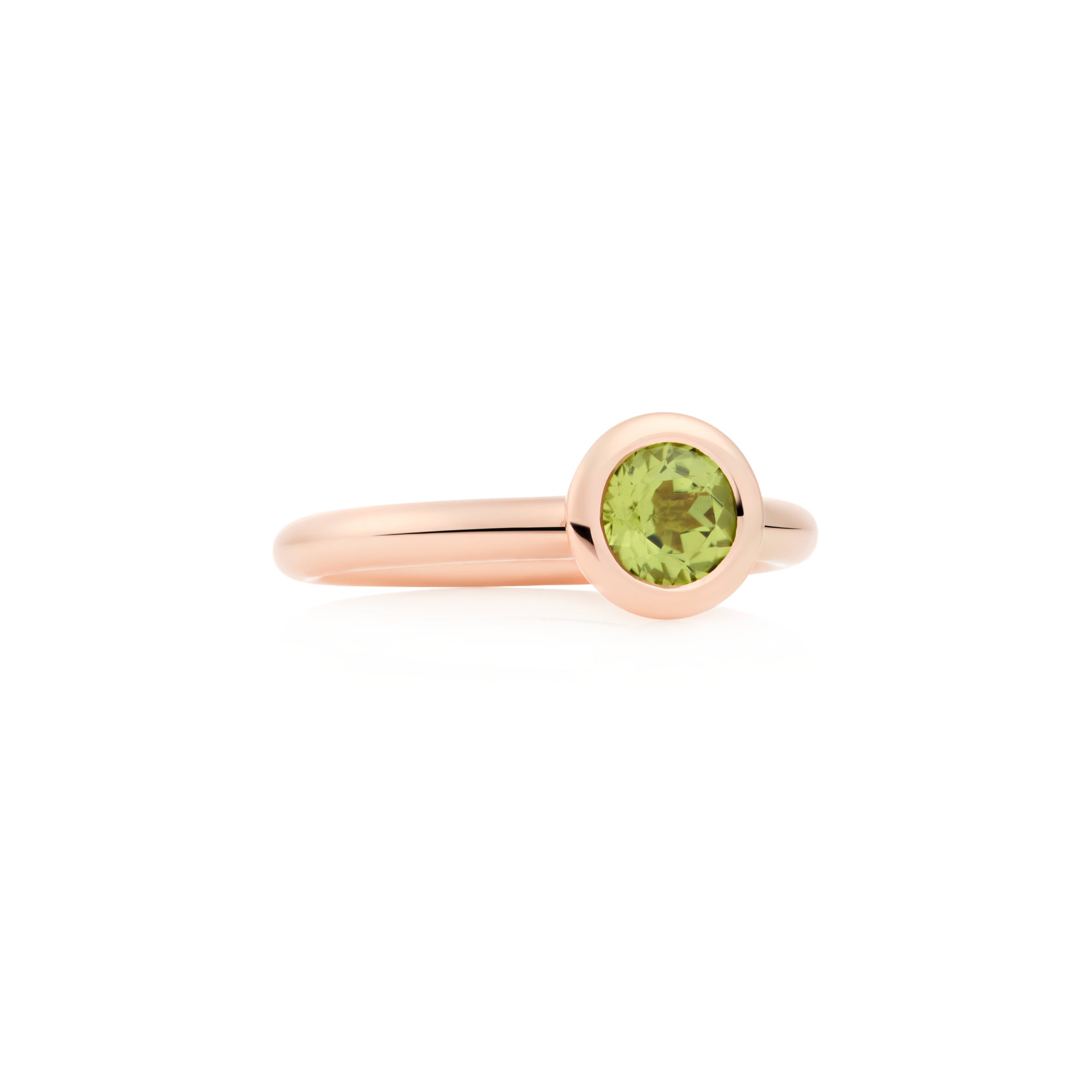 Bron Sushi Ring (8RR4773PE) aus Roségold mit Peridot