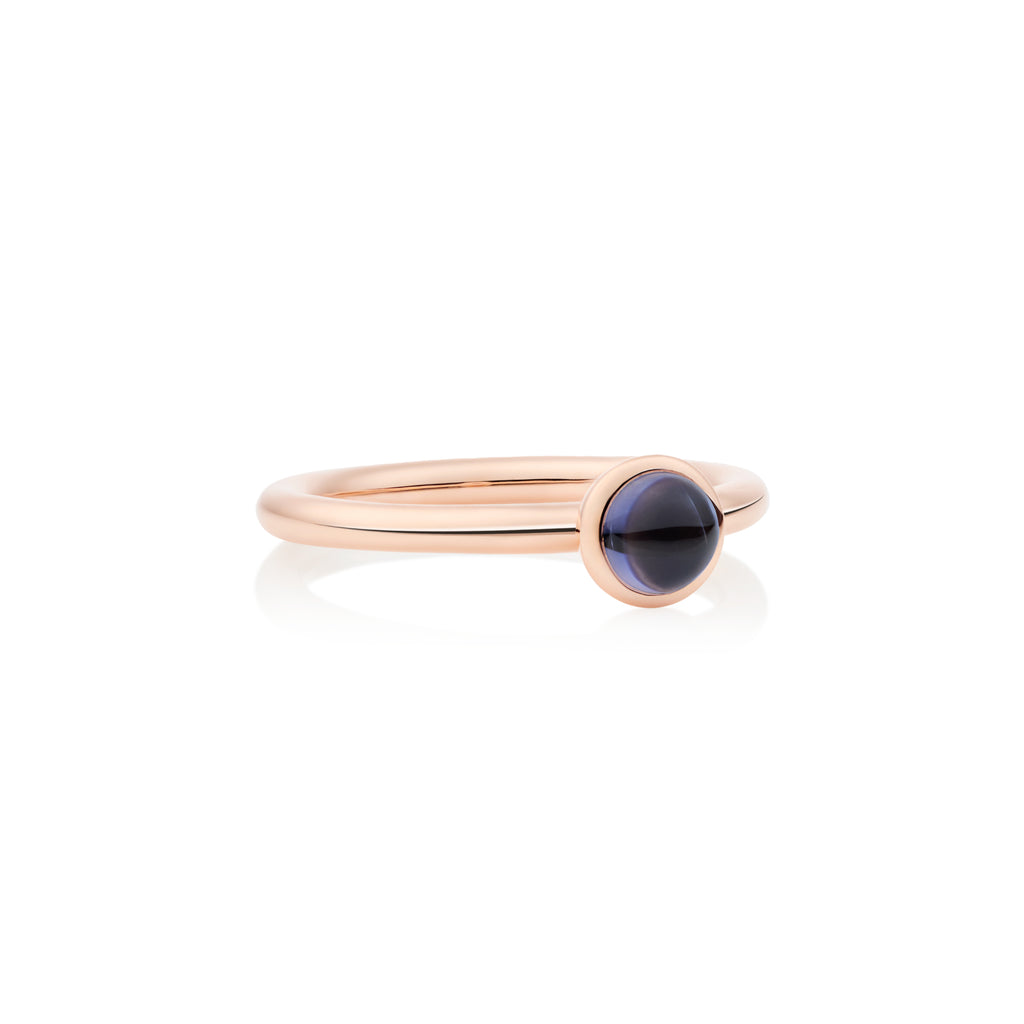 Bron Sushi Ring (8RR4851IOC) aus Roségold mit Iolith