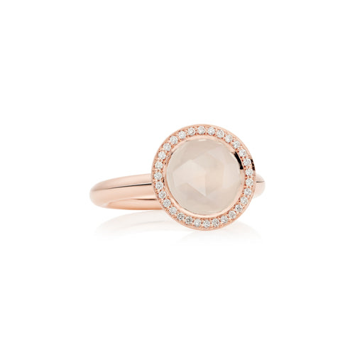 Bron Sushi Ring (8RR4864MWBBR) aus Roségold mit Diamant und Mondstein