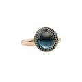Bron Sushi Ring (8RR4864TLCIBR) aus Roségold mit Diamant und Topas