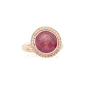 Bron Sushi Ring (8RR4865SASBR) aus Roségold mit Diamant und Saphir