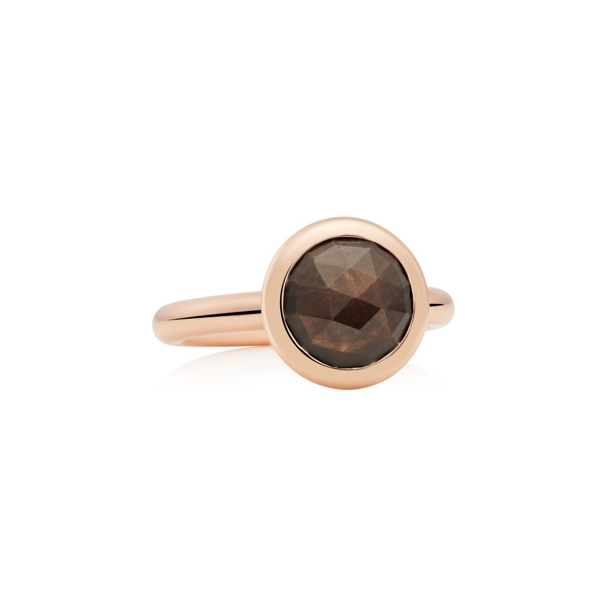 Bron Sushi Ring (8RR4869BSB) aus Roségold mit Saphir
