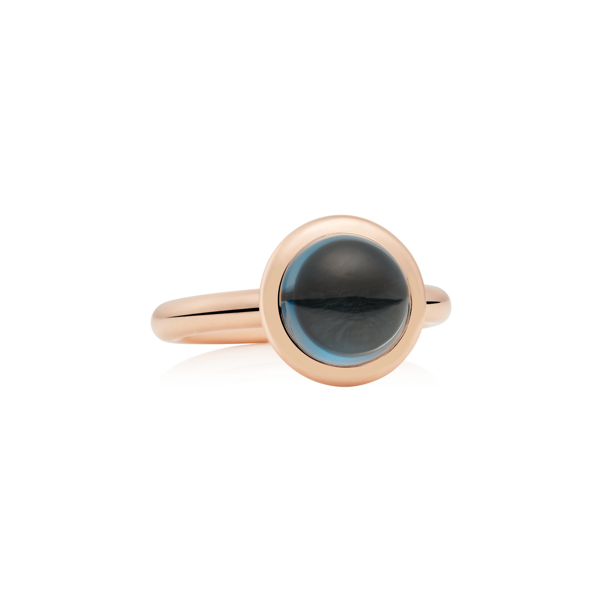 Bron Sushi Ring (8RR4869TLC) aus Roségold mit Topas